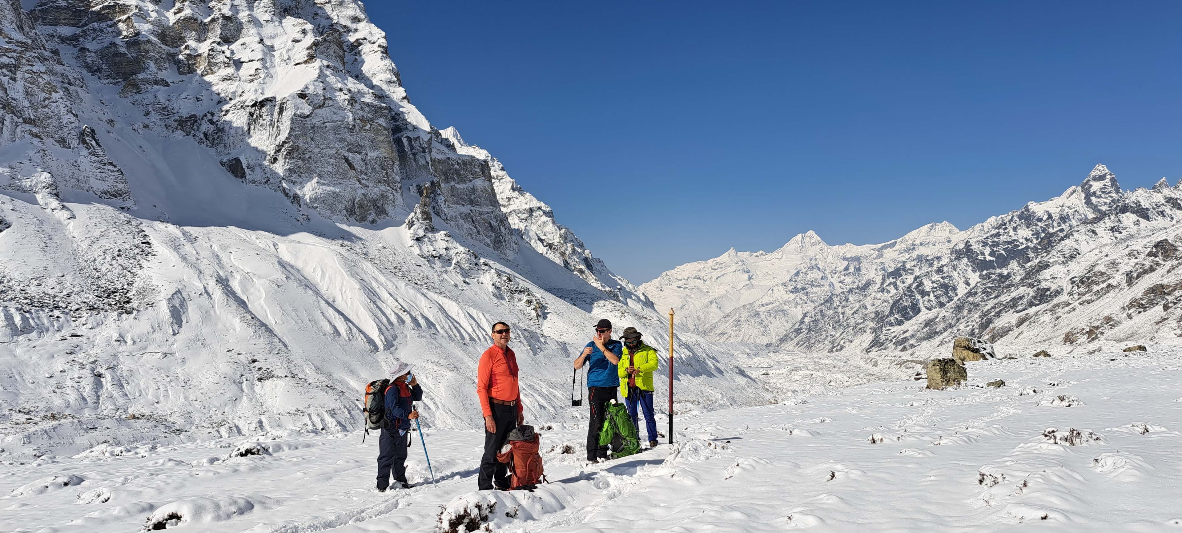 Trekking to Everest Base Camp on Trek 8586, exploring the famous Everest Region