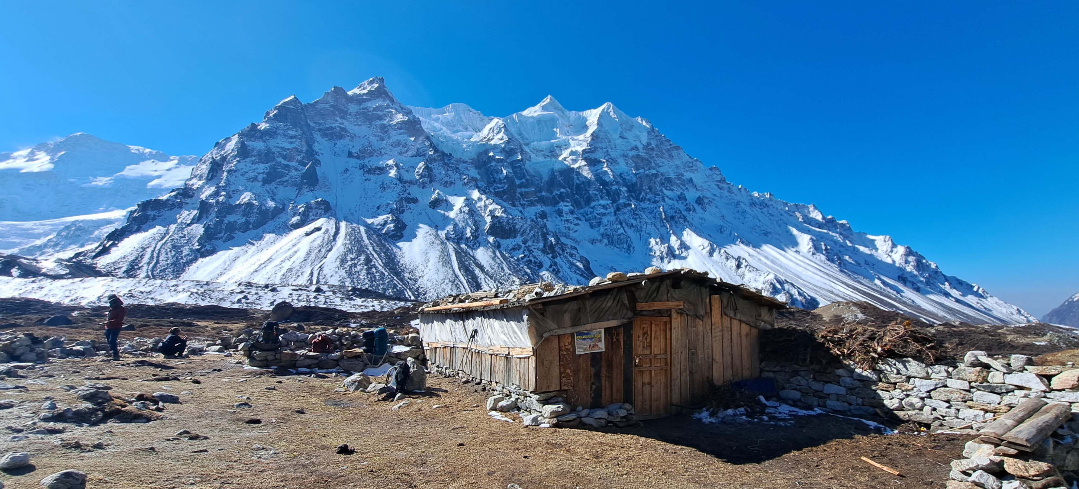 Scenic Mt. Kanchenjunga View from Kanchenjunga Base Camp captured by Trek 8586