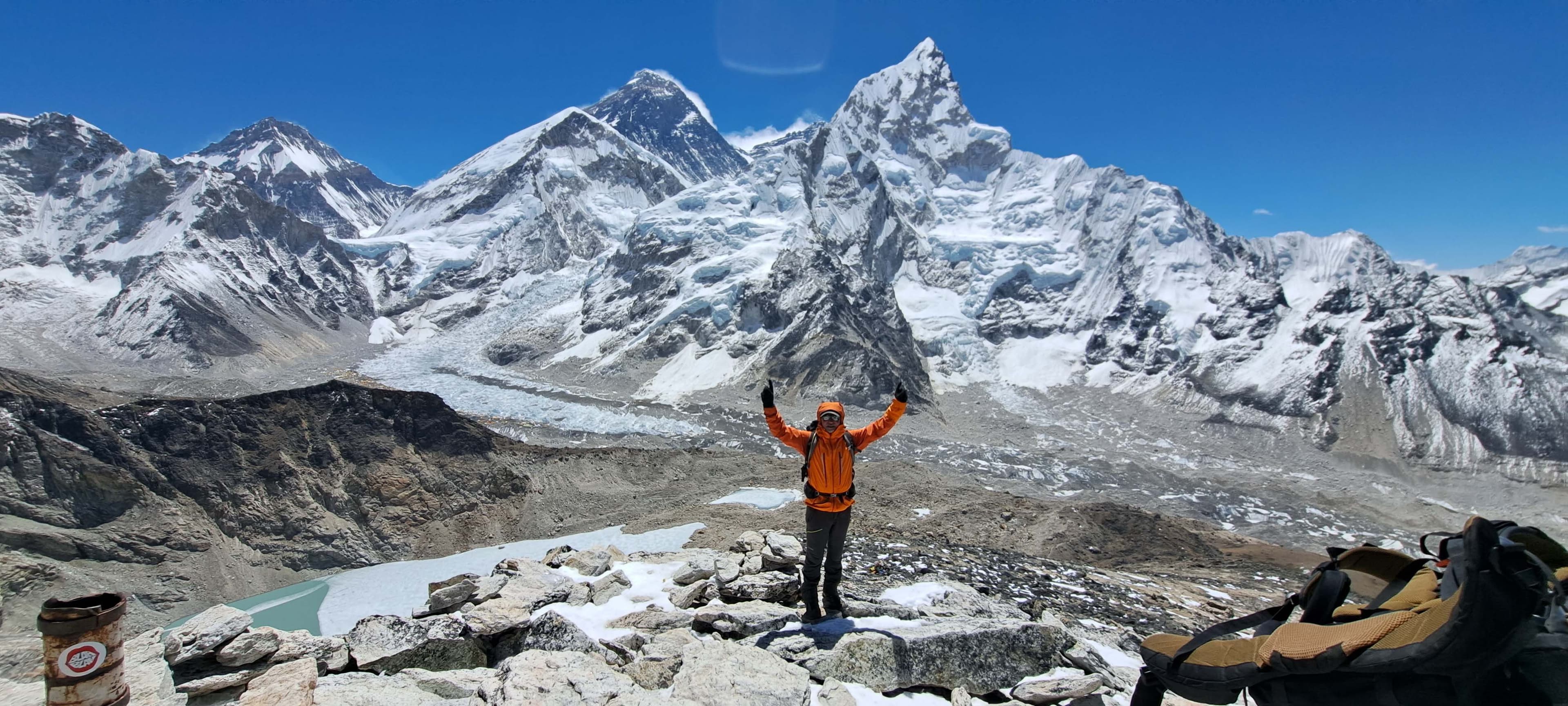 Trek 8586 Everest Region Trekking, capturing the journey to Everest Base Camp