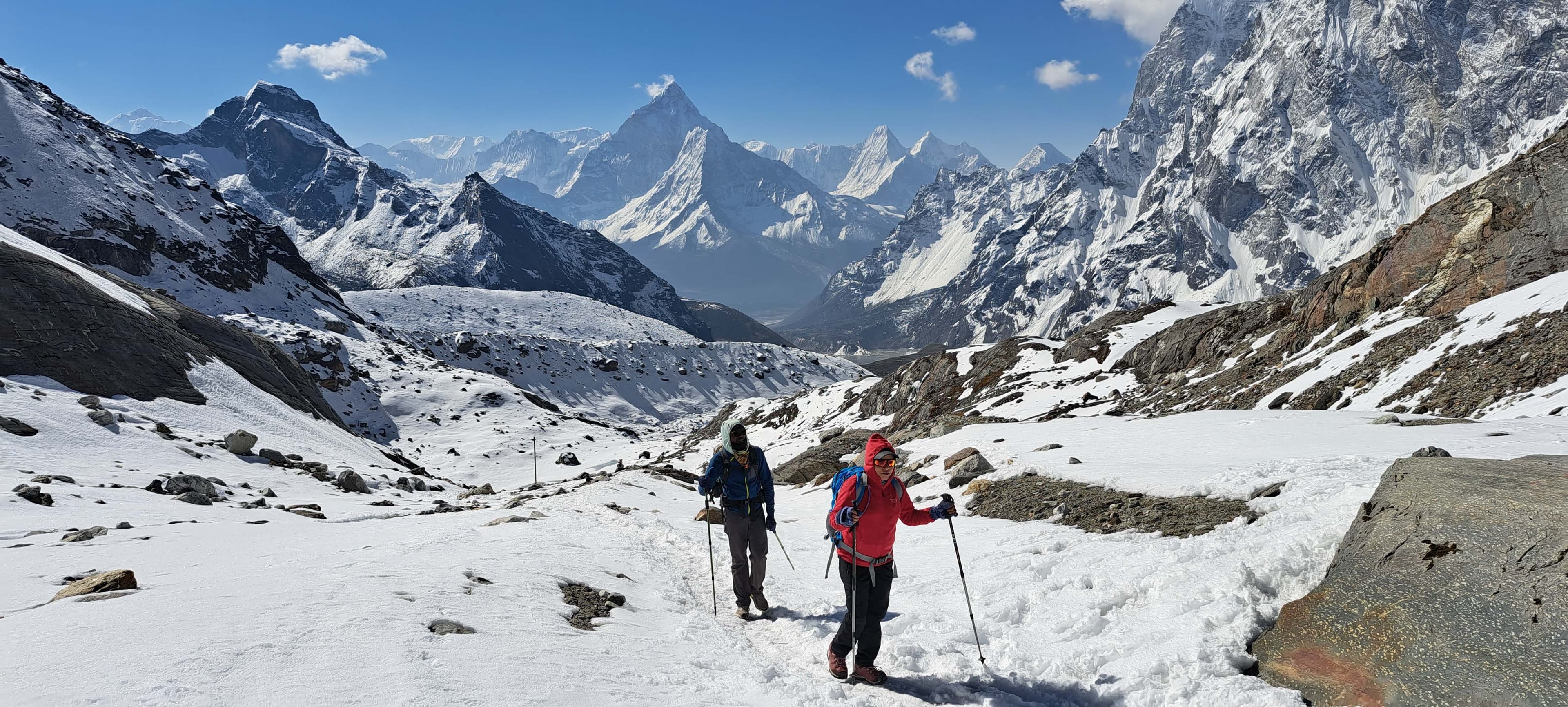 Everest Region Trekking on Trek 8586, capturing the breathtaking beauty of Everest Base Camp